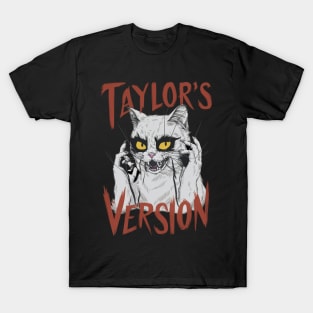 death metal taylors cat version T-Shirt